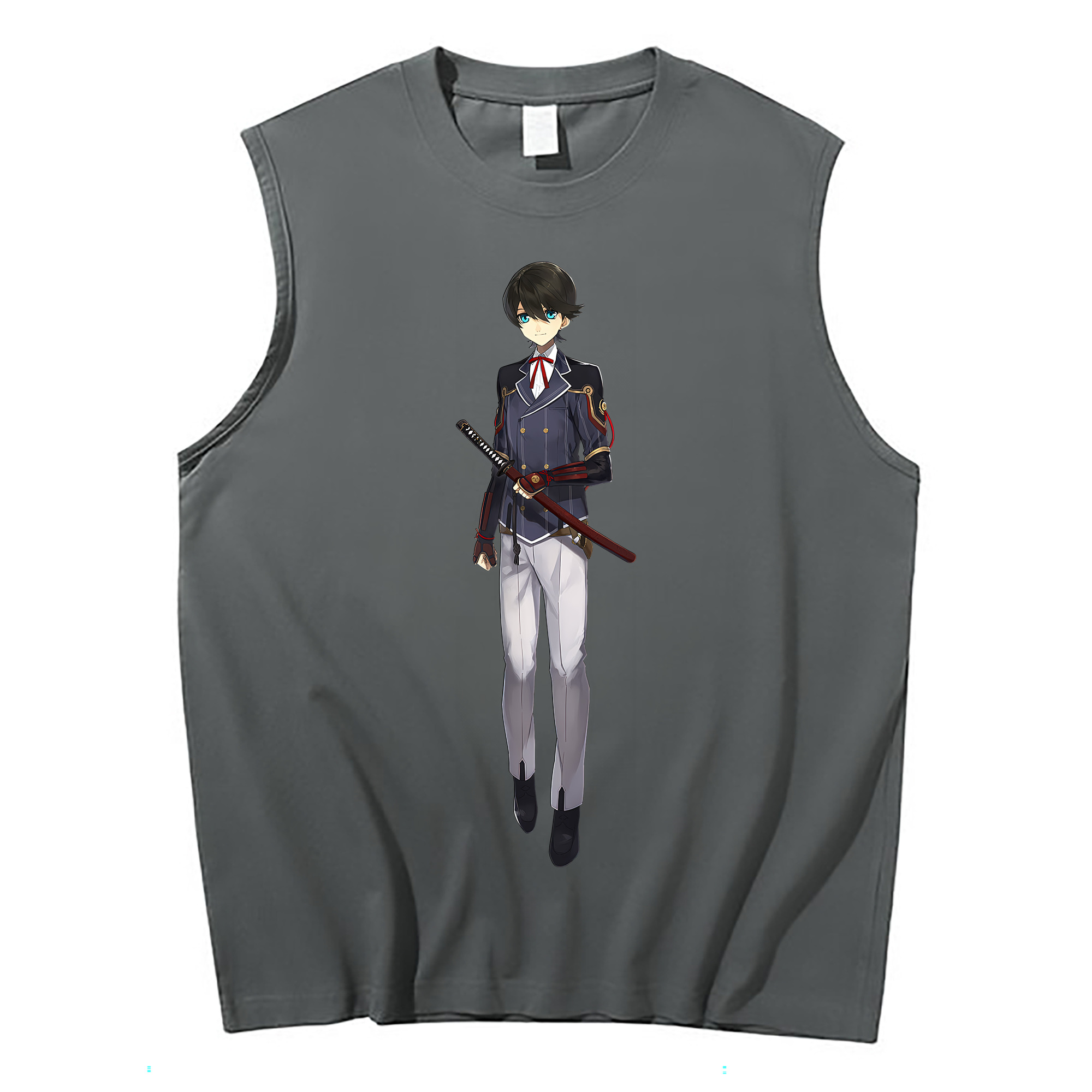 （画像用） 刀剣乱舞 Touken Ranbu コットン100％タンクトップ（フロントプリント）